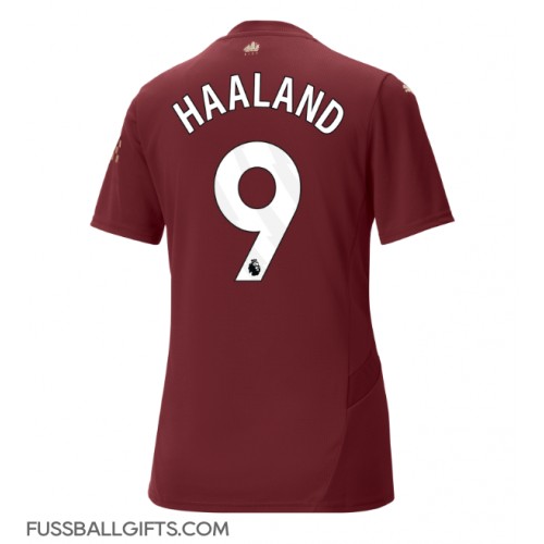 Manchester City Erling Haaland #9 Fußballbekleidung 3rd trikot Damen 2024-25 Kurzarm